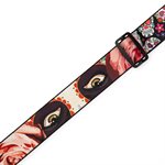 LEVY'S - MP2CAL-002 - 2'' Poly Calaca Guitar Strap – Eyes