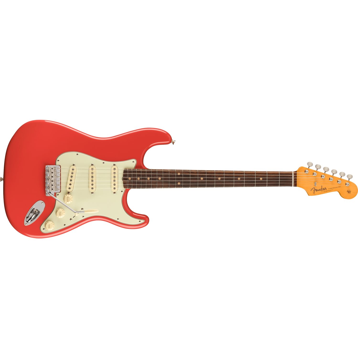 FENDER - American Vintage II 1961 Stratocaster®, Touche palissandre - Fiesta Red