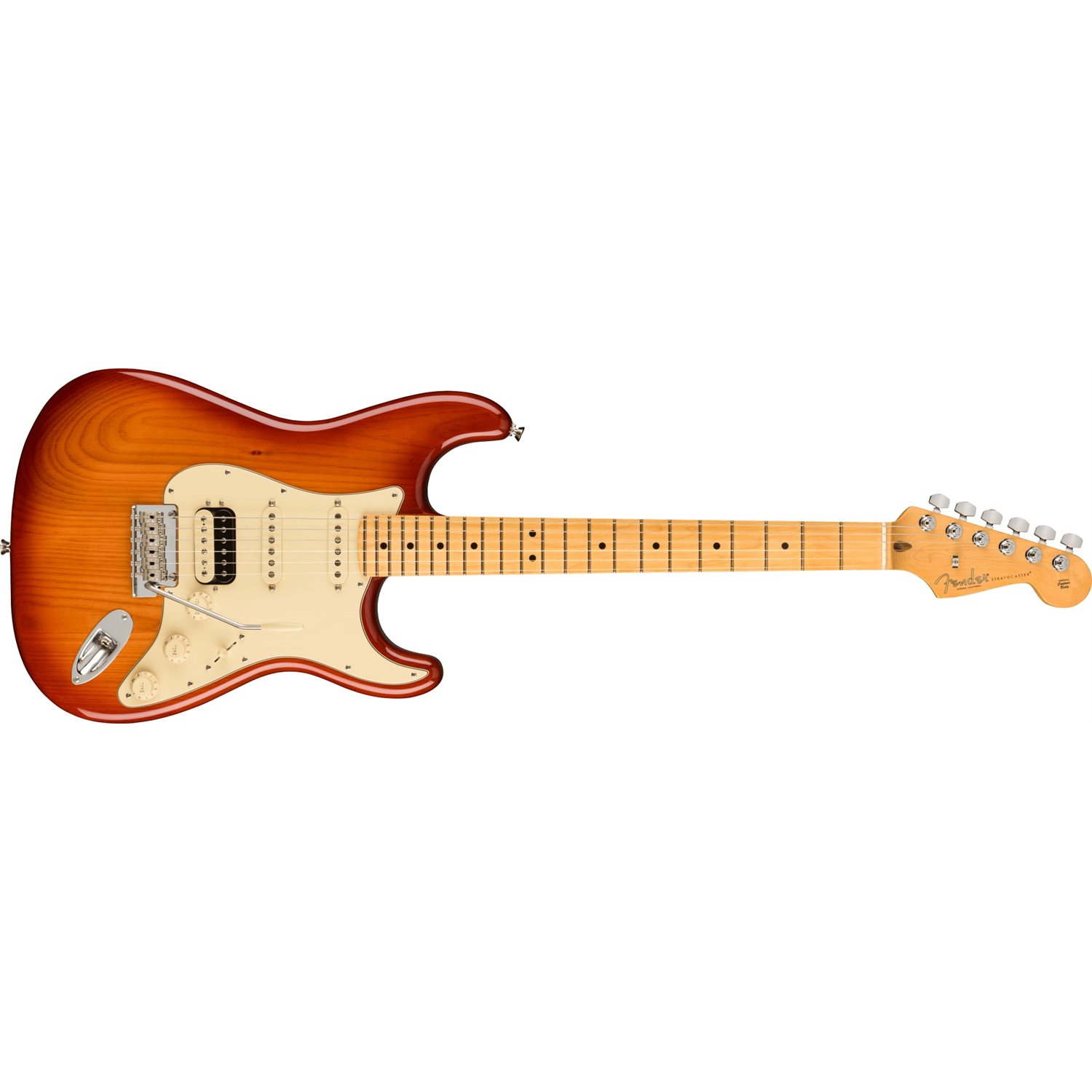 FENDER - American Professional II Stratocaster® HSS, Maple Fingerboard - Sienna Sunburst