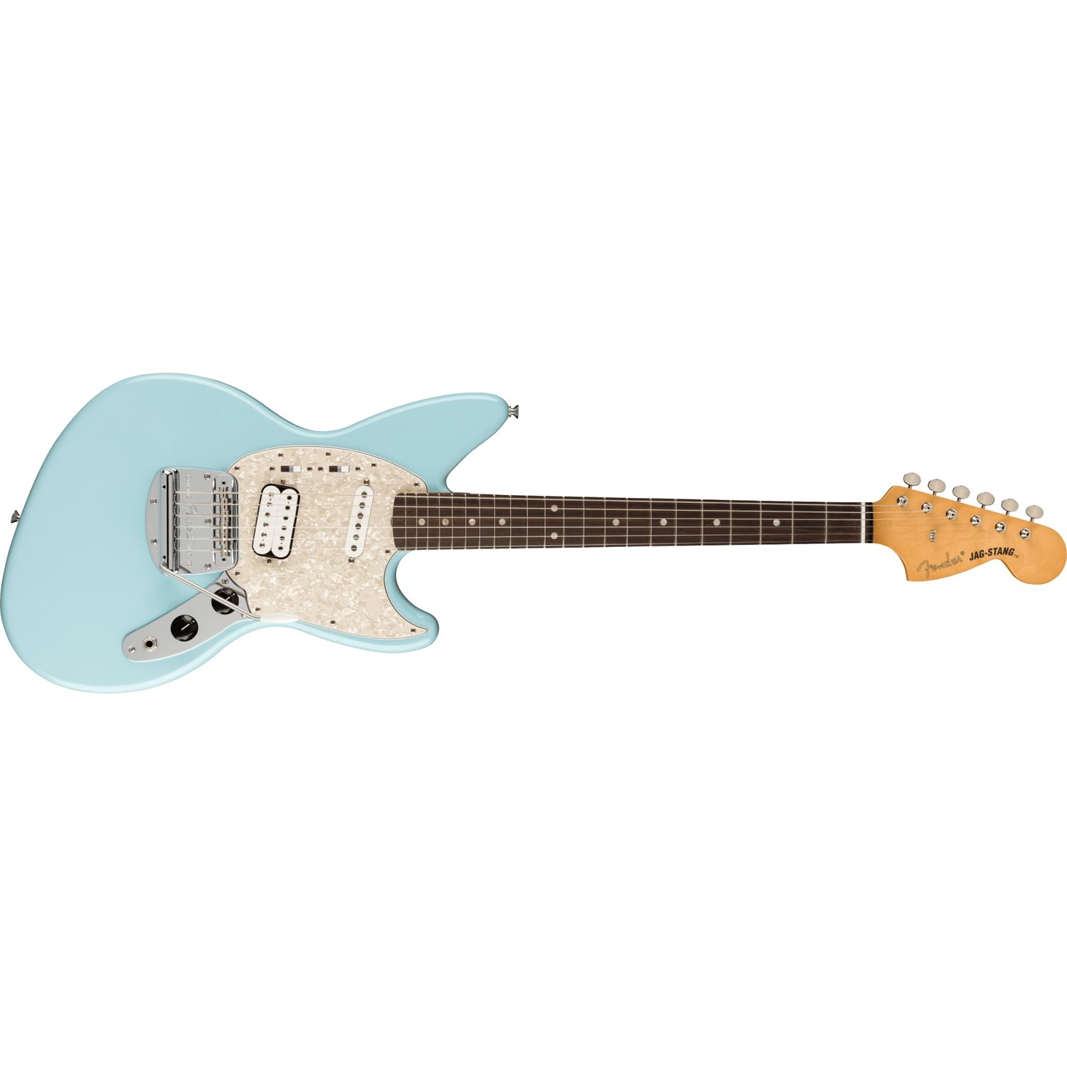 FENDER - Kurt Cobain Jag-Stang®, Touche en palissandre - Sonic Blue