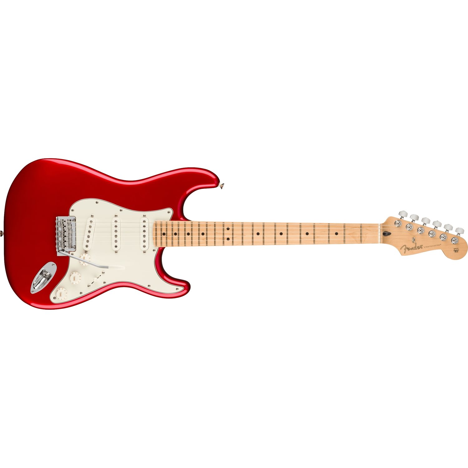 FENDER - Player Stratocaster®, touche en érable - Candy Apple Red