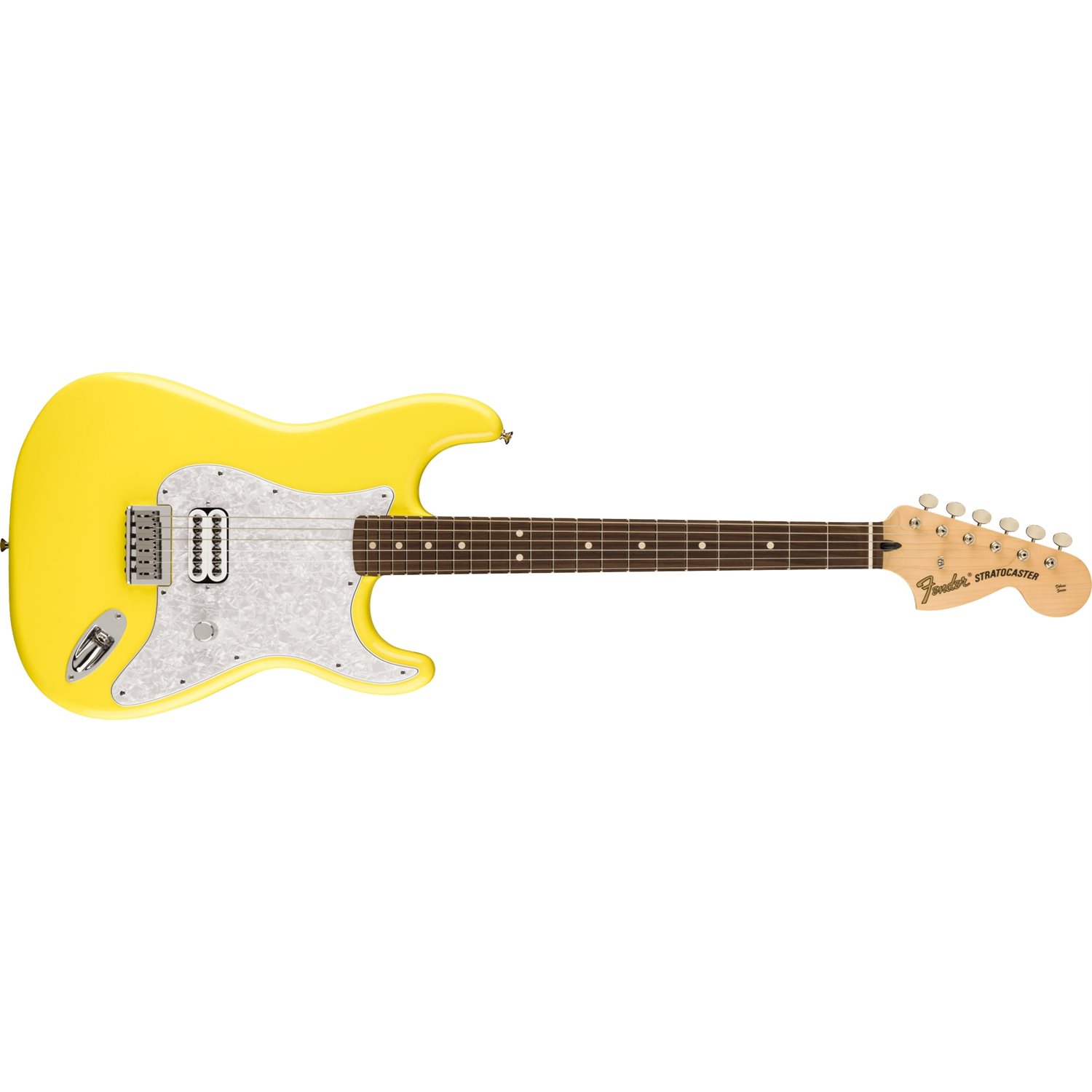 FENDER - Édition Limitée Tom DeLonge Stratocaster®, Touche en Palissandre - Graffiti Yellow