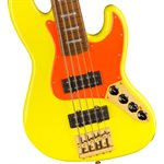 FENDER - MonoNeon Jazz Bass® V, Maple Fingerboard - Neon Yellow