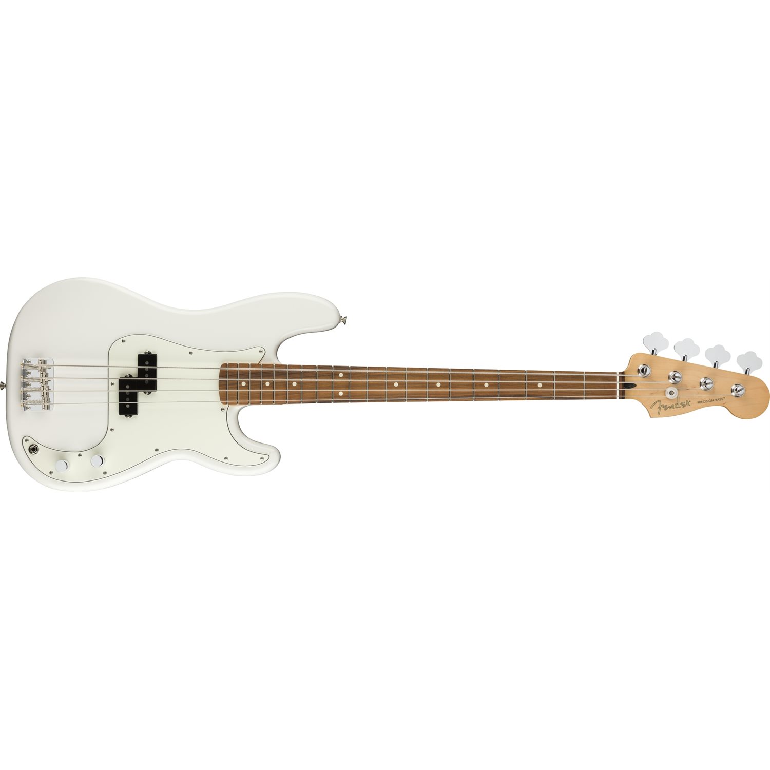 FENDER - Player Precision Bass®, touche en Pau Ferro - Polar White