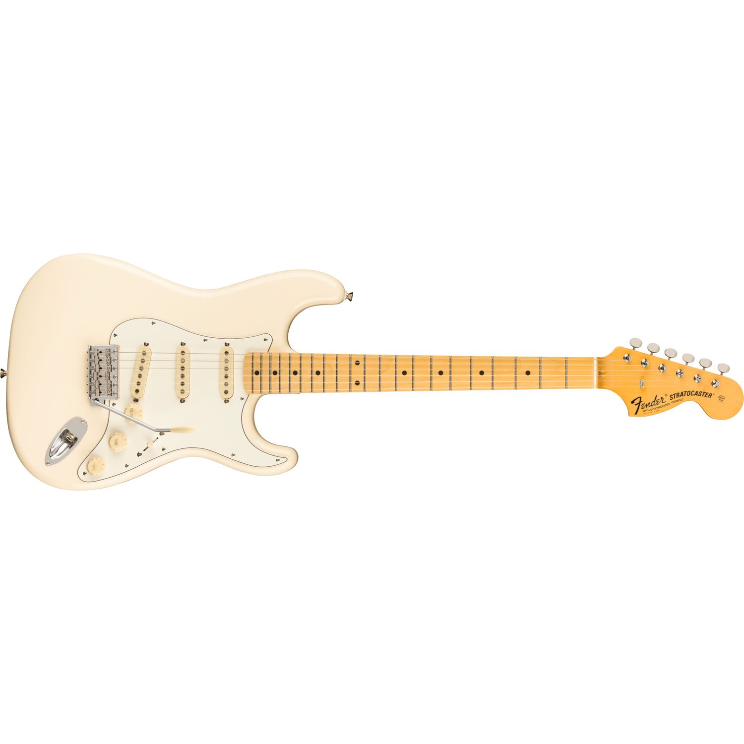 FENDER - JV MODIFIED '60S STRATOCASTER - Maple Fingerboard - Olympic White