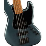 FENDER - Contemporary Active Jazz Bass® HH V, Roasted Maple Fingerboard, Black Pickguard - Gunmetal Metallic