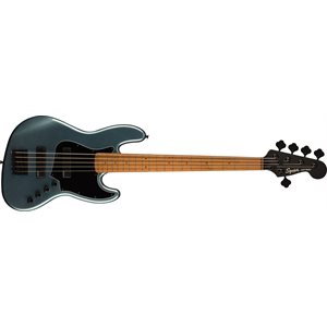 FENDER - Contemporary Active Jazz Bass® HH V, Touche en érable torréfié, Pickguard noir - Gunmetal Metallic