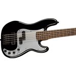 FENDER - Contemporary Active Precision Bass® PH V, Touche en Laurier, Pickguard anodisé argent - Noir