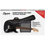 FENDER - Affinity Series™ Stratocaster® HSS Pack - Laurel Fingerboard - Charcoal Frost Metallic - avec housse, 15G - 120V