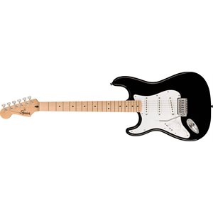 FENDER - Squier Sonic™ Stratocaster® Left-Handed, Maple Fingerboard, White Pickguard - Black
