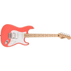 FENDER - Squier Sonic™ Stratocaster® HSS, Maple Fingerboard, White Pickguard - Tahitian Coral