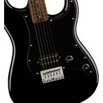 FENDER - Squier Sonic™ Stratocaster® HT H, Laurel Fingerboard, Black Pickguard - Black