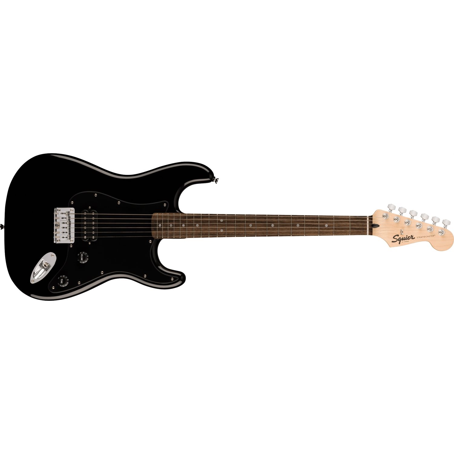 FENDER - Squier Sonic™ Stratocaster® HT H, Touche en laurier, pickguard noir - noir