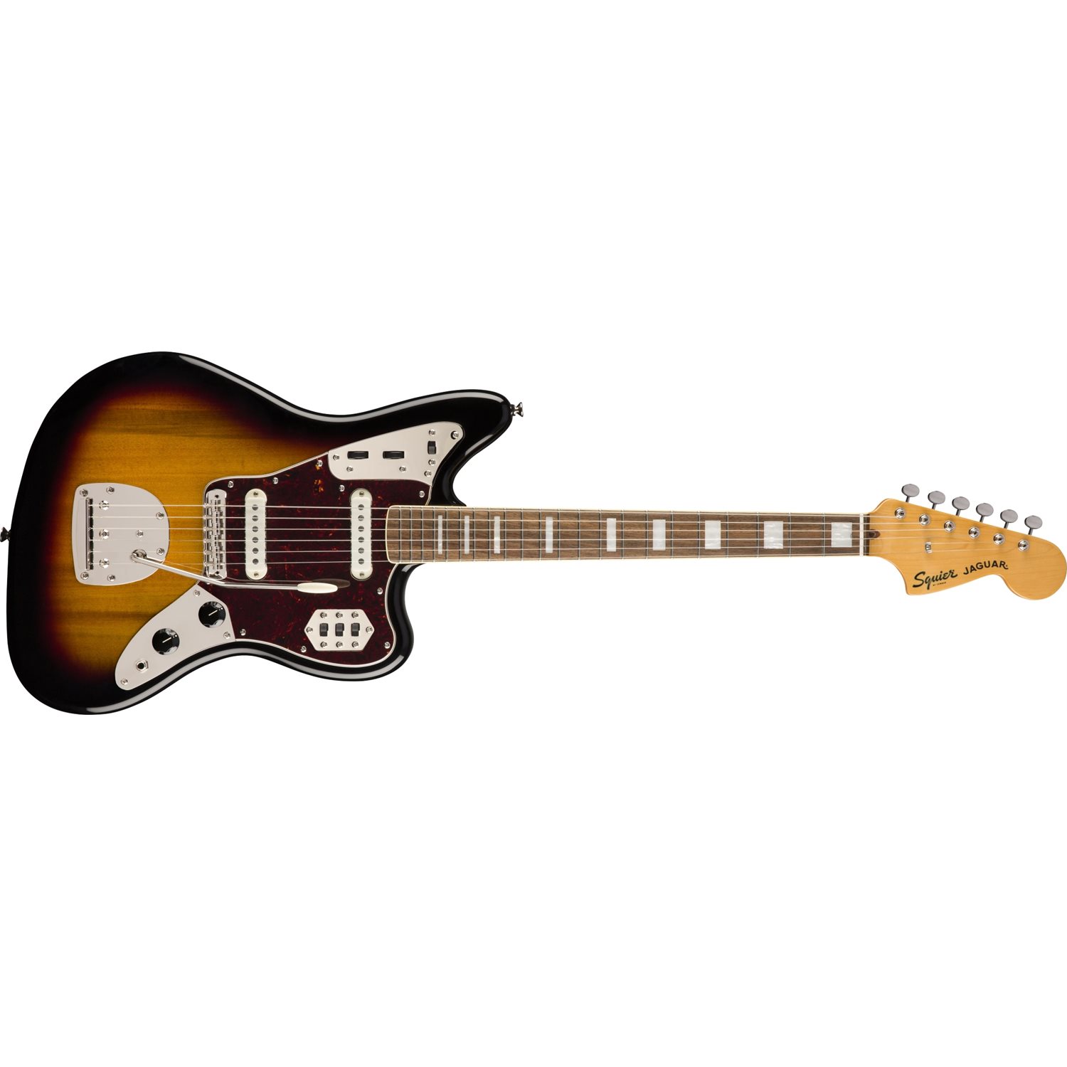 FENDER - Classic Vibe '70s Jaguar®, Laurel Fingerboard - 3-Color Sunburst