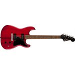 FENDER - Paranormal Strat-O-Sonic, Touche en laurier, Pickguard noir - Crimson Red Transparent