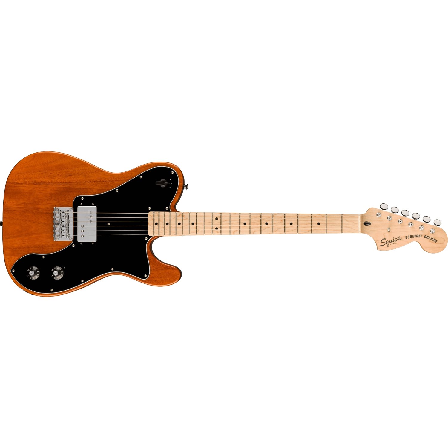 FENDER - Paranormal Esquire® Deluxe, Touche en érable, Pickguard noir, Mocha