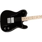 FENDER - Paranormal Esquire® Deluxe, Touche en érable, Pickguard noir - Metallic Black