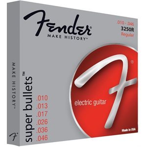 FENDER - 3250 SUPER BULLETS® - cordes de guitare électrique - 10-46