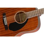 FENDER - CD-60S Dreadnought, Touche en noyer, entièrement en acajou