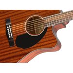 FENDER - CD-60SCE Dreadnought, Touche en noyer, entièrement en acajou