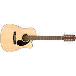 FENDER - CD-60SCE DREADNOUGHT - 12 CORDES - NATUREL