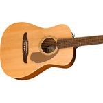 FENDER - Malibu Player, Touche en noyer, Pickguard doré - Naturel