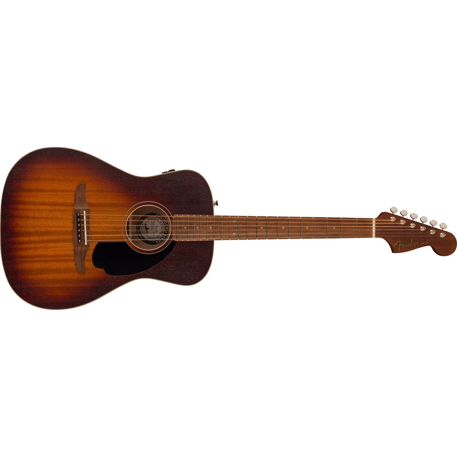 FENDER - Malibu Special, Touche en Pau Ferro, Pickguard Noir - Honey Burst