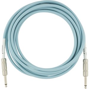 FENDER - Câble pour instrument série originale, 15', Daphne Blue