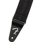 FENDER - Fender® x Wrangler® Denim Strap - Washed Black Stitch