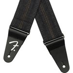 FENDER - Fender® x Wrangler® Denim Strap - Washed Black Stitch