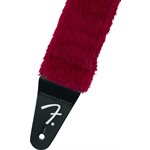 FENDER - Sangle en peluche caniche - Rouge