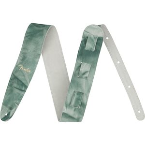 FENDER - Tie Dye Leather Strap - Sage Green