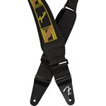 FENDER - Swell™ Neoprene Strap, Blk / Ylw / Brn Mono - 2.5''