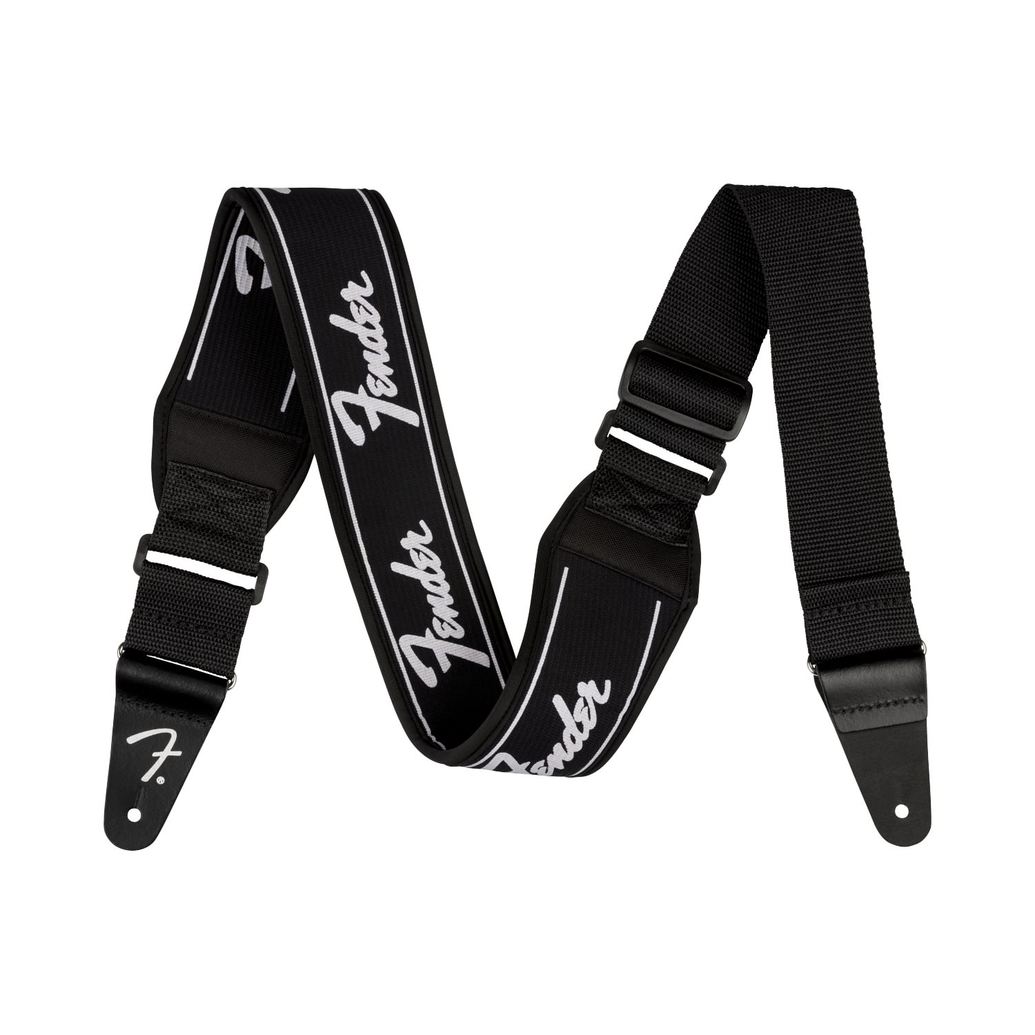 FENDER - Swell™ Neoprene Logo Strap, Running Logo - 2.5''