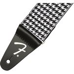 FENDER - SANGLE HOUNDSTOOTH JACQUARD - BLANC