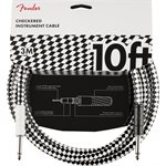 FENDER - Pro 10' Instrument Cable, Checkerboard