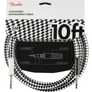 FENDER - Pro 10' Instrument Cable, Checkerboard