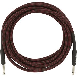 FENDER - Professional Series Instrument Cable, 15', Red Tweed