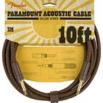 FENDER - PARAMOUNT ACOUSTIC INSTRUMENT CABLE - 10' - brown