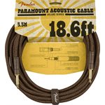 FENDER - CÂBLE POUR INSTRUMENT ACOUSTIQUE PARAMOUNT - 18,6' - brun