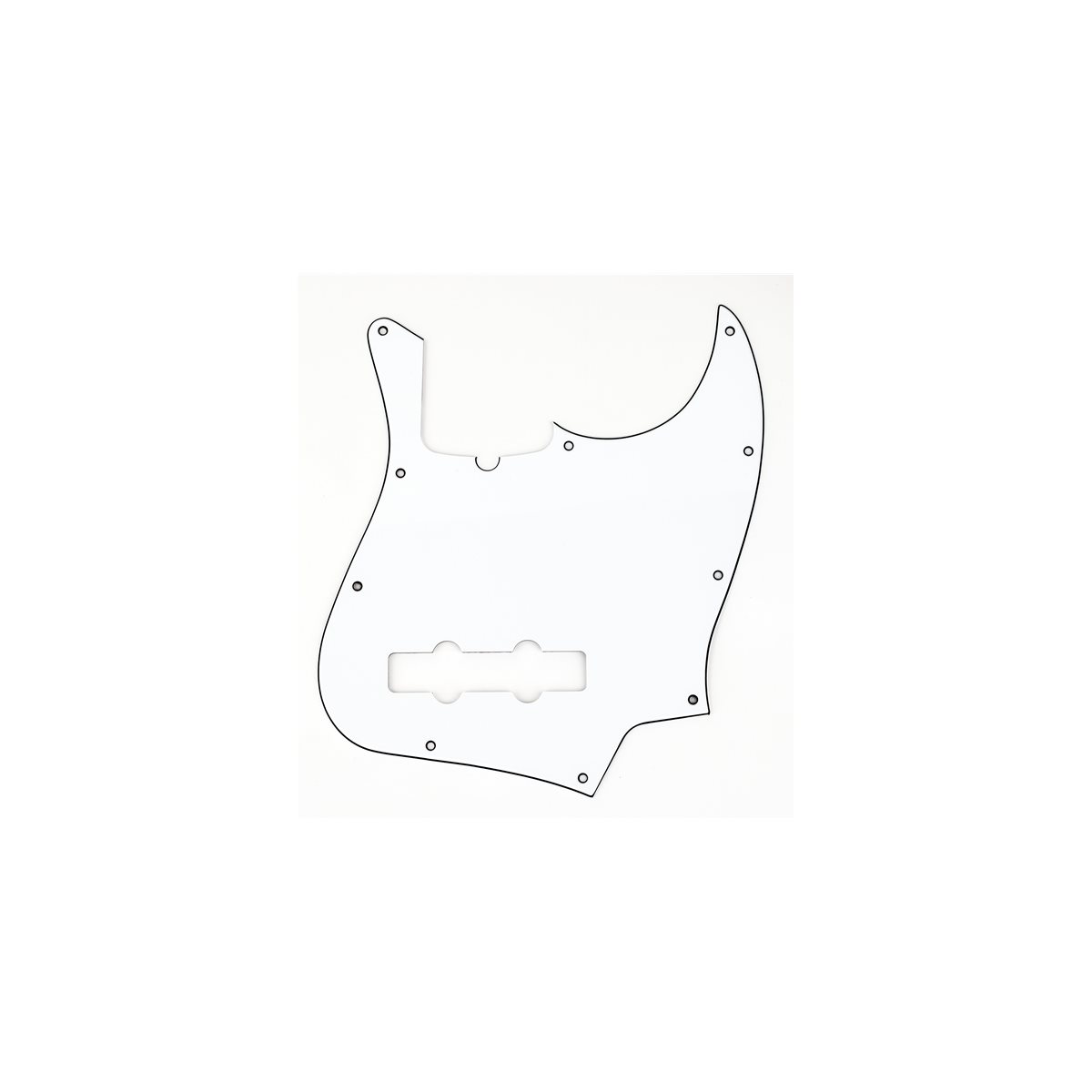 Fender - American Standard Jazz Bass Pickguard - LEFT HAND - white