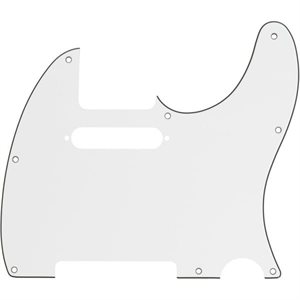 FENDER - 8-Hole Mount Multi-Ply Telecaster Pickguard - Blanc