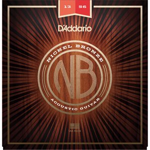 D'ADDARIO - NB1356 - acoustic guitar strings - Nickel Bronze - 13-56