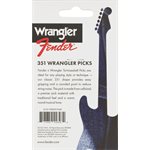 FENDER - Wrangler® Picks, 351 Shape, Tortoiseshell, ensemble de 8 pick