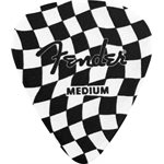 FENDER - 351 Celluloid Picks, Checkerboard, (8)