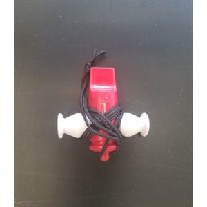 MANO - MP-TTW - TRI-TONE WHISTLE IN red & WHITE