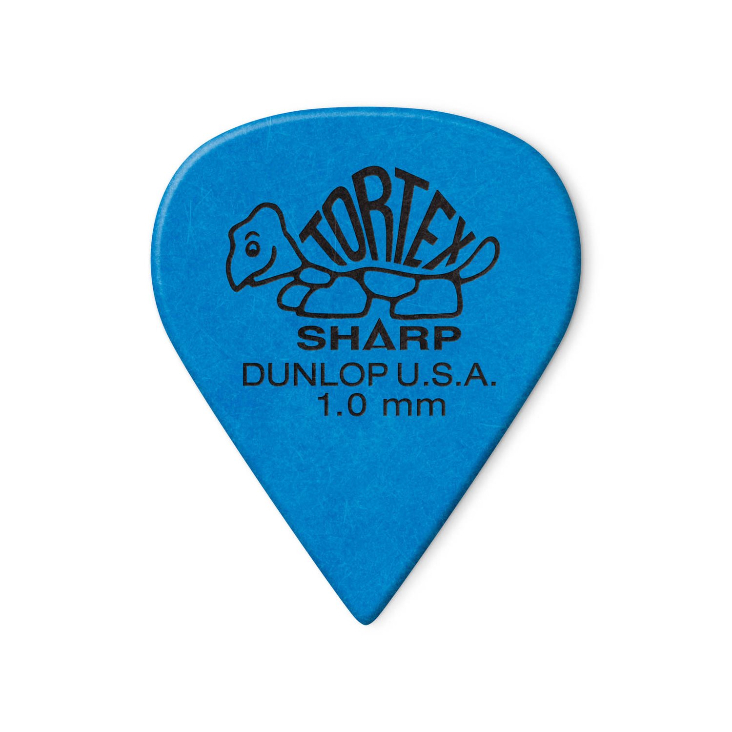 DUNLOP - 412-100 - TORTEX® SHARP PICK 1.0MM - ensemble de 12