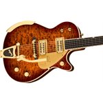 GRETSCH - G6134TGQM-59 Quilt Classic Penguin™ Édition limitée avec Bigsby®, touche en ébène - Forge Glow