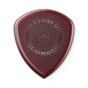 DUNLOP - 547P250 - PICK FLOW GRIP JUMBO 2,5MM - Lot de 3