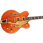 GRESTCH - G5422TG Electromatic® Classic Hollow Body Double-Cut with Bigsby® and Gold Hardware, Touche Laurier - Orange Stain